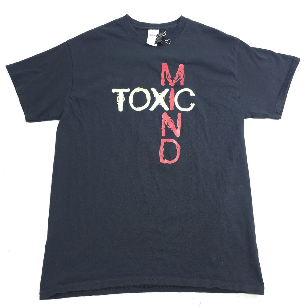 Toxic‎ Mind Band Death Metal Core T-Shirt Mens Sz M Tee Black Tour Dates